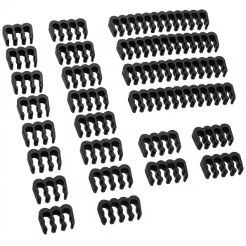 Akasa kabelio šukų rinkinys – 3 mm juodas kabelio spaustukas (Ak-MX293)