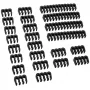 Akasa kabelio šukų rinkinys – 3 mm juodas kabelio spaustukas (Ak-MX293)