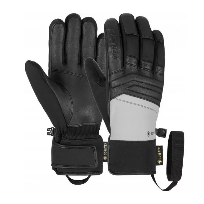 REUSCH JUPITER GORE-TEX GLOVES SIZE 8,5 pilkai-juodos