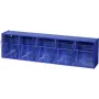 Dėžė laikymui Allit VarioPlus ProFlip 464430 — 600×165×135 mm, mėlyna