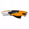 Fiskars 1062938 universalinis peilis juodas, oranžinis peilis su ašmenimis