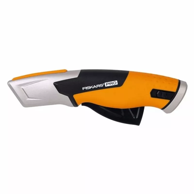 Fiskars 1062938 universalinis peilis juodas, oranžinis peilis su ašmenimis