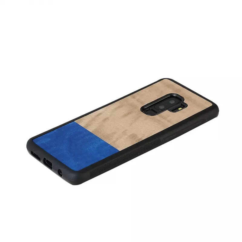 man and wood išmaniojo telefono dėklas, skirtas Galaxy S9 Plus — balandžių juoda