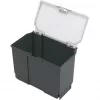 Dėžutė daiktams laikyti Bosch SystemBox stačiakampė polipropileninė 176×105×133 mm juoda/pilka