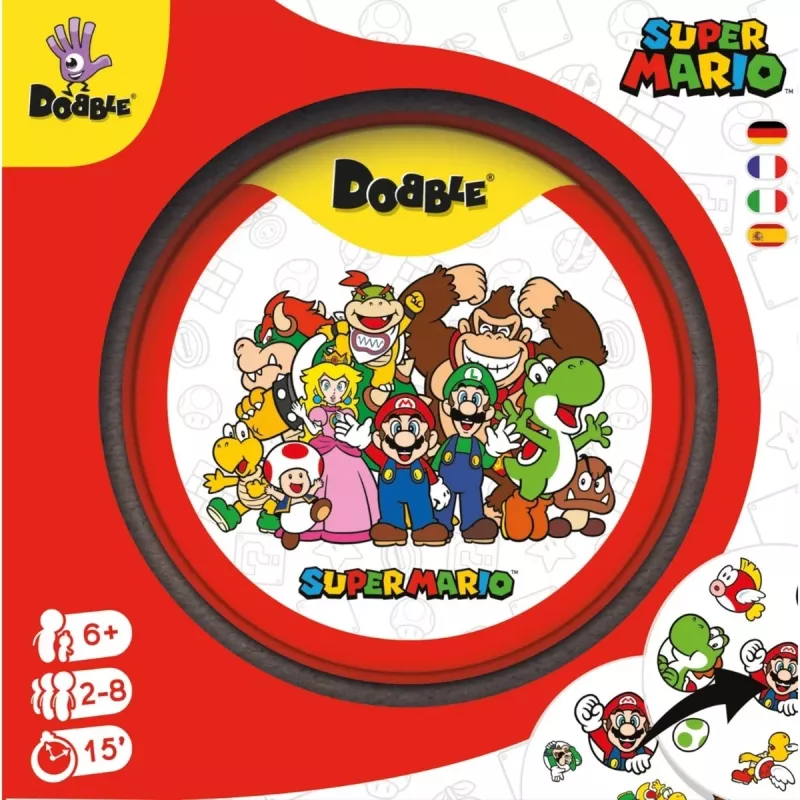 Dobble Super Mario, kortų žaidimas