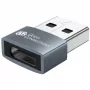 Good Connections adapteris USB 2.0 kištukas A į USB-C lizdą aliuminio korpusas pilkas (USB-AD203)