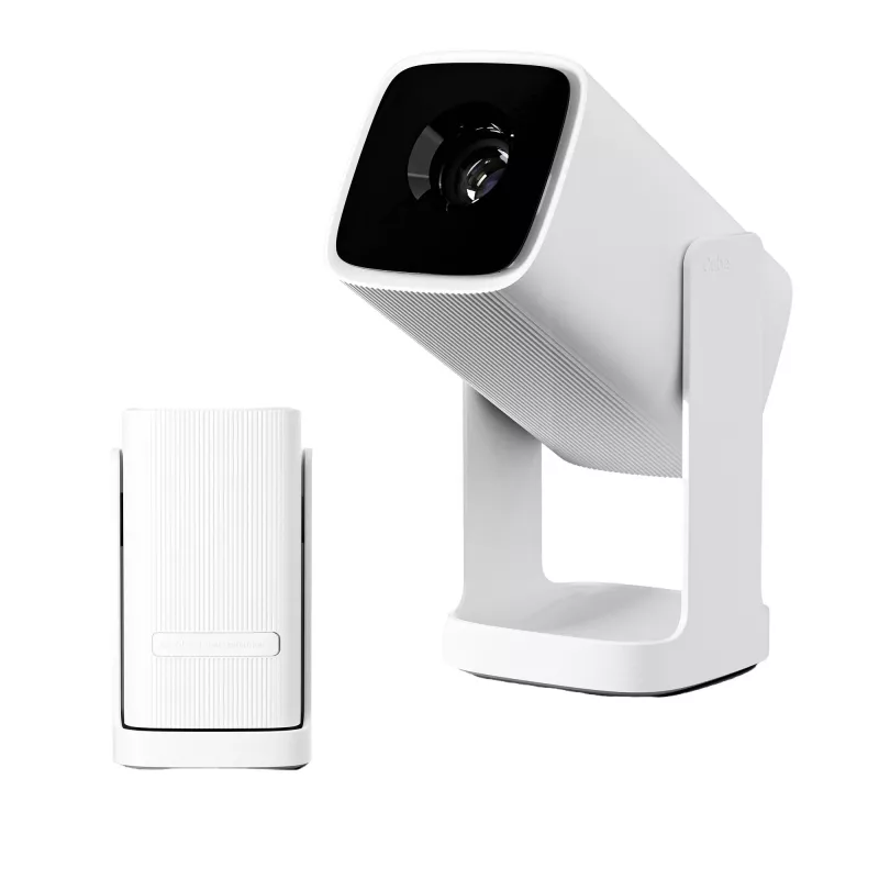 Nešiojamas projektorius WANBO Cube 1 Alpine White — 720p, 350 ANSI liumenų, Android TV 11