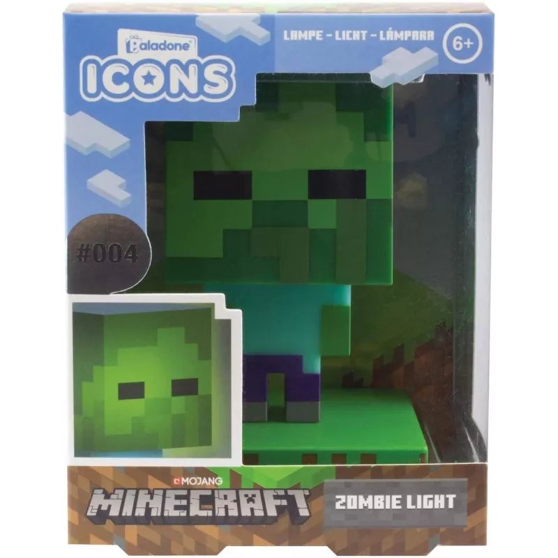 Stalinė lempa Paladone Light Paladone Minecraft Zombie Light PP6592MCFV4 LED