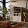 Spintelė Cama Meble LIVERTI knygų lentyna 100×420×1705 mm kašmyro spalvos