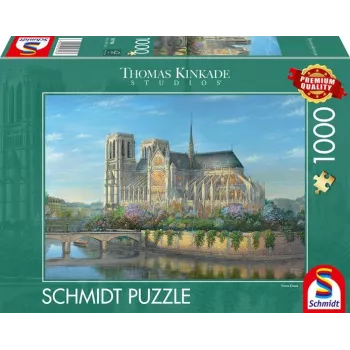 Thomas Kinkade Studios: Dievo Motinos katedra, dėlionė 1000 dalių