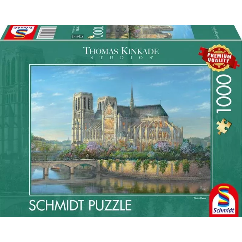 Thomas Kinkade Studios: Dievo Motinos katedra, dėlionė 1000 dalių
