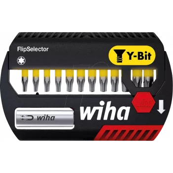 Atsuktuvų antgalių rinkinys Wiha FlipSelector Y 13 vnt.