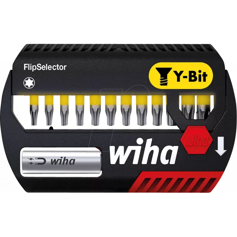 Atsuktuvų antgalių rinkinys Wiha FlipSelector Y 13 vnt.