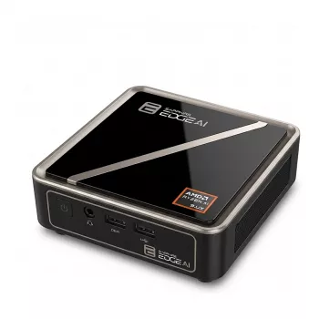 “Barebone” mini kompiuteris “Sapphire EDGE AI 370 4H020-02-40G” su “AMD Ryzen AI HX 9 370” ir “AMD Radeon 890M”