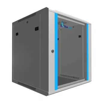 Sieninė spinta Extralink Extralink Rackmount cabinet 12U 600x600 pilka