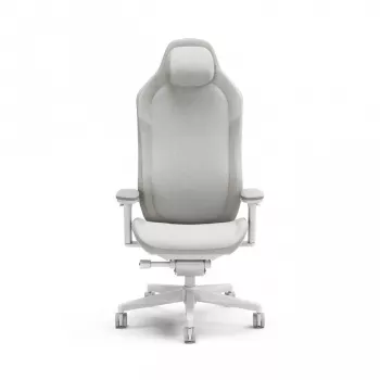 Fractal Design FD-CH-RE1F-02 žaidimų kėdė, skirta PC žaidimams, su paminkštinta sėdyne, balta