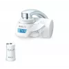 Faucet water filter BRITA model 1.2023.0413, 3 modes, 5-stage cartridge, 600 L capacity, white, 5 tap adapters