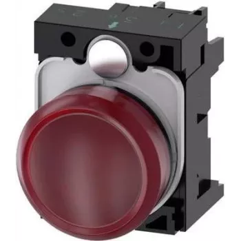 Siemens indikatorinė lemputė plokščia raudona 24 V/AC, 24 V/DC SIRIUS ACT 3SU1102-6AA20-1AA0 1 vnt. (3SU1102-6AA20-1AA0)