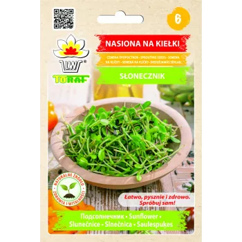 Juodosios saulėgrąžų sėklos PNOS daiginimui, 20 g pakuotė