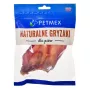 Šunų kramtalas PETMEX Pork Ear 40 g — natūralus kiaulės ausies dantų priežiūros skanėstas vidutiniams ir dideliems šunims