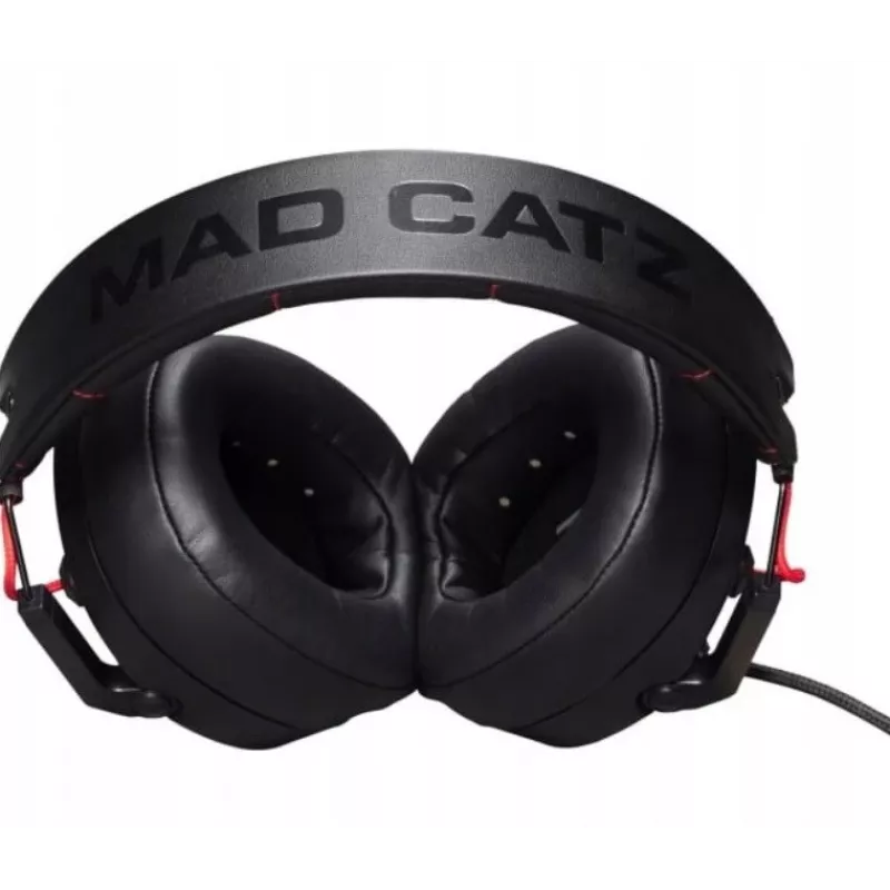 Ausinės mad-catz P.I.L.O.T. 3 — laidinės binauralinės žaidimų ausinės, 3,5 mm, 50 mm tvarkyklės, 105 dB jautrumas, juoda