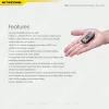 Nitecore TIP SE juodas rankinis LED žibintuvėlis