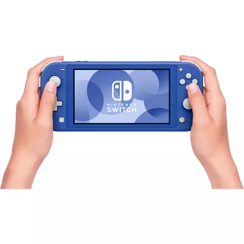 Switch Lite (be maitinimo bloko), žaidimų konsolė mėlyna