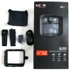 Veiksmo kamera SJCam A20 4K Ultra HD su 170° plačiakampiu objektyvu