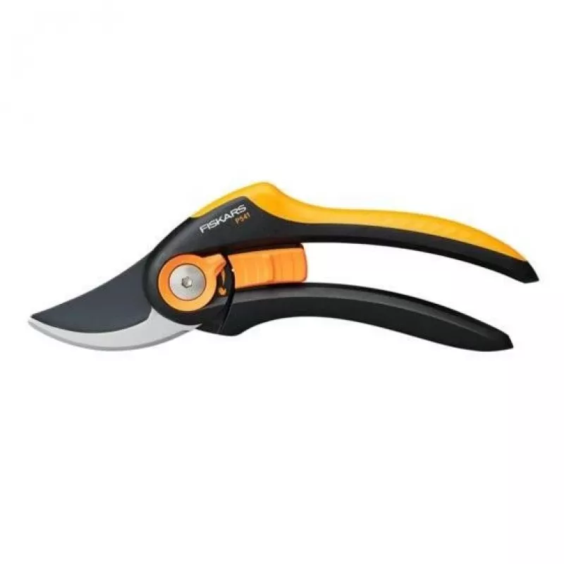 Fiskars Plus SmartFit P541 sodo aplinkkelio žirklės juodos, oranžinės