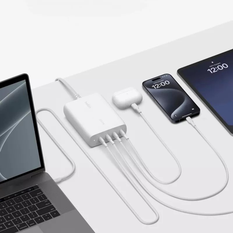 Belkin WCH010VFWH mobiliojo įrenginio įkroviklis Baltas Vidaus