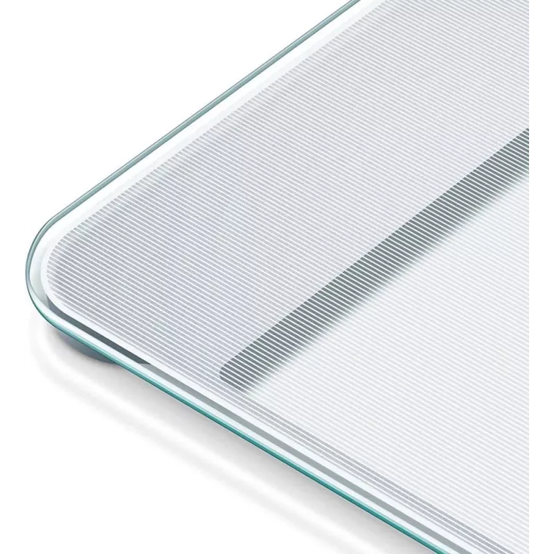 Beurer BG 13 Square Pilka, permatoma elektroninė asmeninė svarstyklė