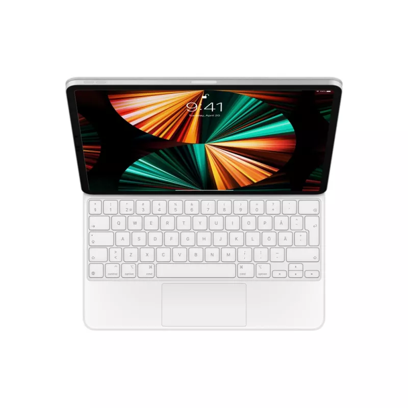 Nešiojamojo įrenginio klaviatūra Apple MJQL3S/A QWERTY švediška balta