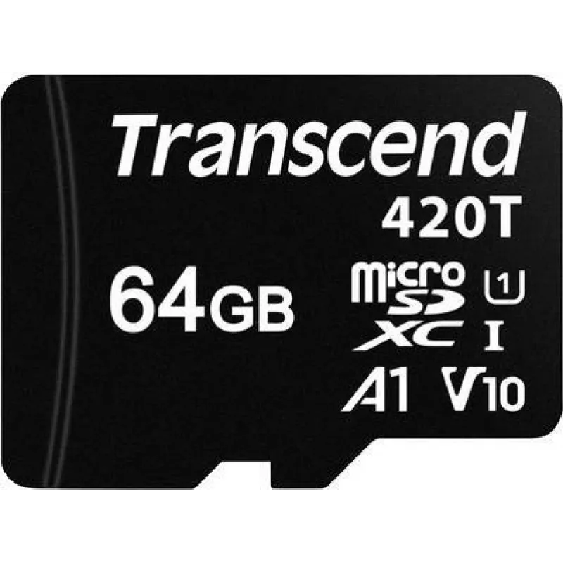 Transcend - Flash Memory Card - 64 GB - UHS-I / Class10 - microSDXC UHS-I (TS64GUSD420T)
