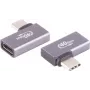 USB-C adapteris ShiverPeaks 13-60001 90° kampuotas jungtis (kairė/dešinė)