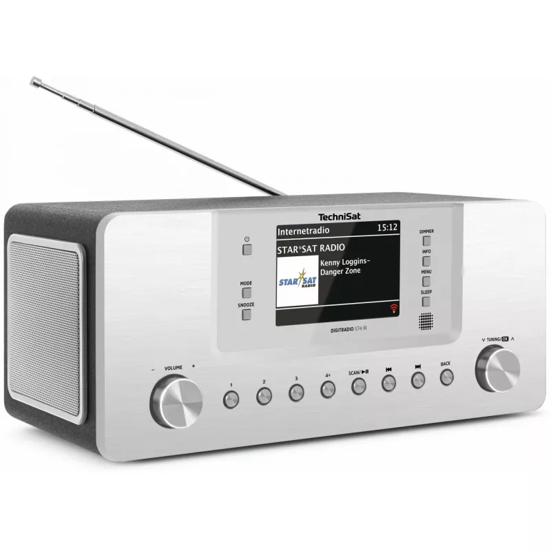 TechniSat DigitRadio 574 IR - Audiosystem - 2 x 5 Watt - Sidabrinė (0001/2951)