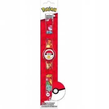 Vaikiškas rankinis laikrodis Euroswan Pokemon modelis POK4374 — vaikų analoginis/skaitmeninis laikrodis