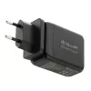 Sieninis pakrovėjas Tellur TLL151451 65W, 3 prievadai (2x USB-C, 1x USB-A)