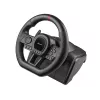 Mechaninė pavarų perjungimo svirtis TRACER TRAJOY47345 — laidinis „6-in-1“ simuliatorių lenktynininko valdiklis, 1,8 m laidas, juoda, ergonomiška neslystanti rankena, 270° pasukimas