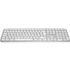 Logitech Master Series MX Keys S for Mac - klaviatūra - pilno dydžio - su foniniu apšvietimu - belaidė - Bluetooth LE - AZERTY - prancūziška - šviesiai pilka (920-011626)