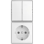 BUSCH JAEGER Kombinuotas svirties jungiklis 2601/5/20 EAPBJ-524 (2TKA00005538)