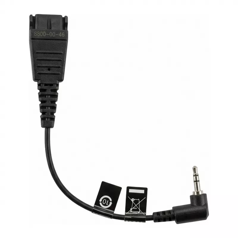 Kabelis Poly 2,5 mm – QD 0,45 m — Poly 85Q30AA
