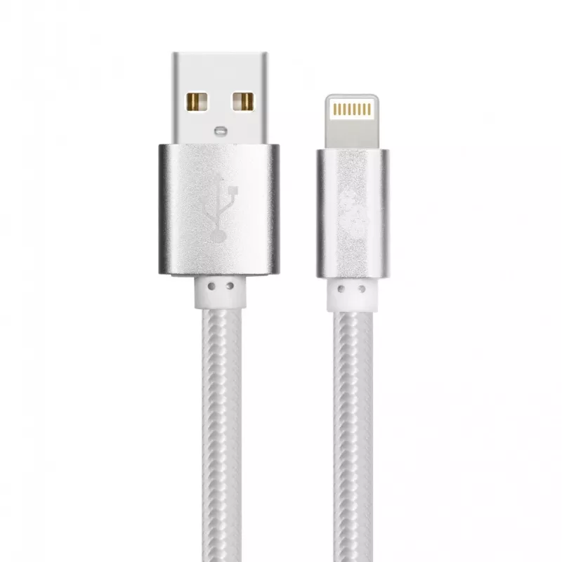 USB-A į Lightning duomenų kabelis TB Print AKTBXKUAMFIW15S 1,5 m sidabrinis