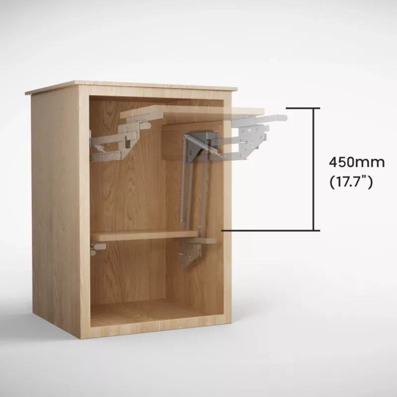 Virtuvės spintelės prailginimo mechanizmas MACLEAN MC-497 – elevatorius viršutinėms spintelėms, pakeliamas mechanizmas