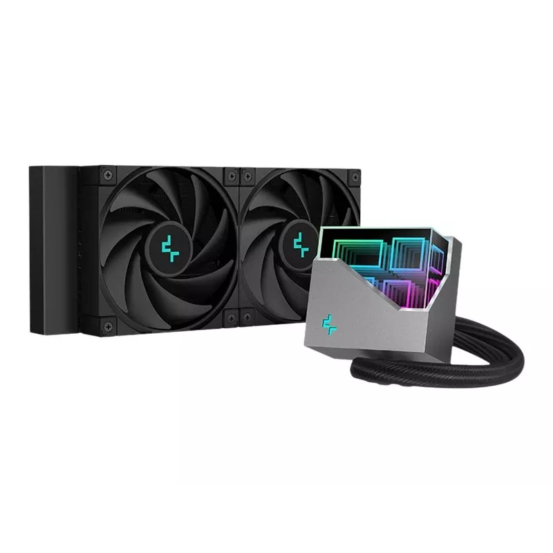 „Viskas viename“ skysčio aušintuvas DeepCool LT520 12 cm juodas 3,27 mmH2O