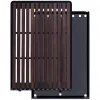 Mini-ITX/mATX PC korpusas Lian Li A3-mATX Wood Edition — riešutmedžio priekinis skydelis, juodas korpusas