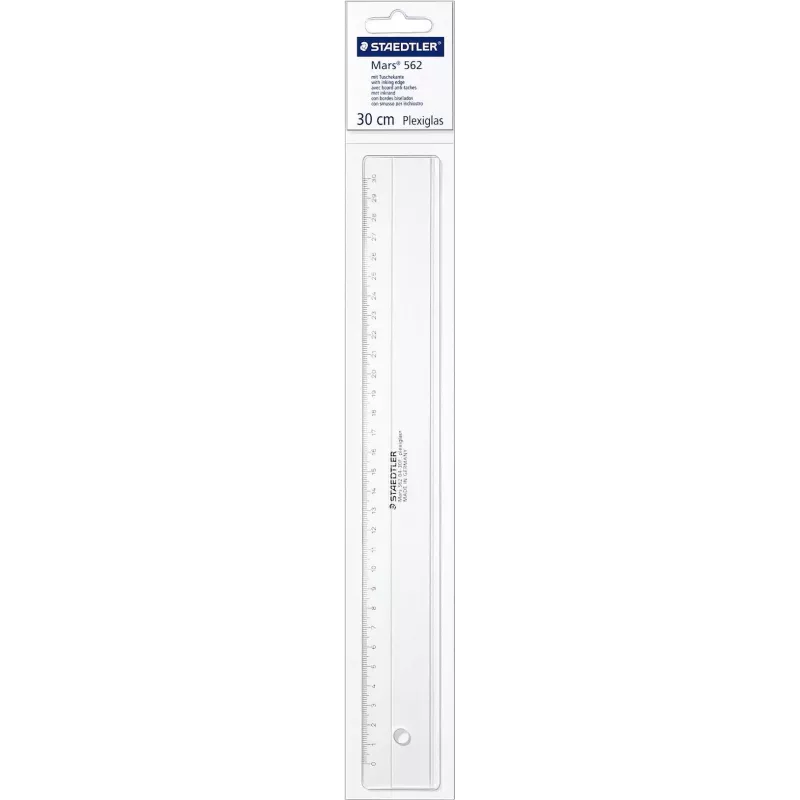 Stalinė liniuotė Staedtler 562 04-30F — 300 mm, permatoma, 1 vnt.