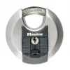 Discus pakabinama spyna MASTER LOCK 70 mm Excell nerūdijantis plienas, apgaubtas lankelis, rakinama skirtingais raktais