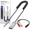 Belaidis garso imtuvo adapteris QOLTEC HiFi BT6.0 2xRC – Bluetooth garso imtuvas garsiakalbiams ir automobilio stereo sistemai