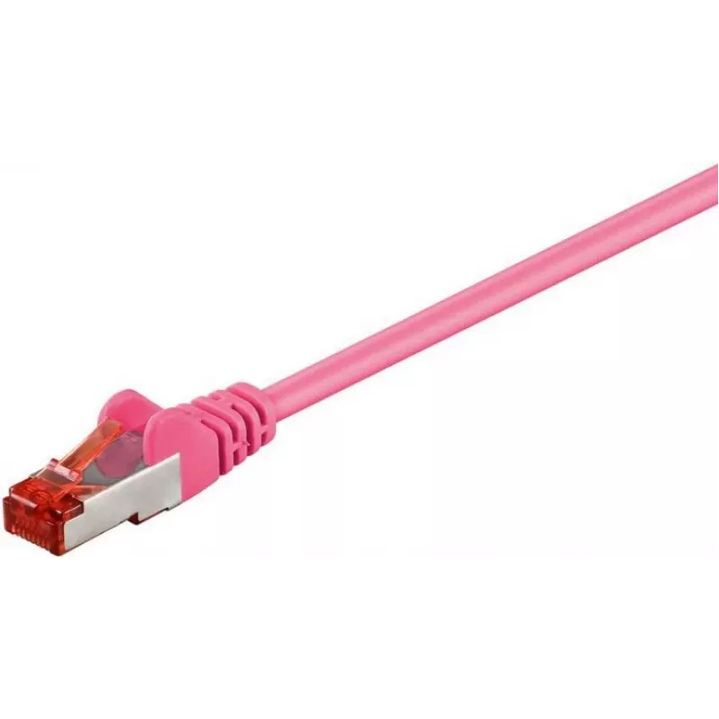 Microconnect SSTP602PI tinklo kabelis rožinis 2 m Cat6 S/FTP (S-STP)