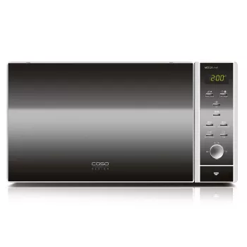 Mikrobangų krosnelė Caso MCG 25 — 900 W, 25 l, 10 galios lygių, balta/juoda